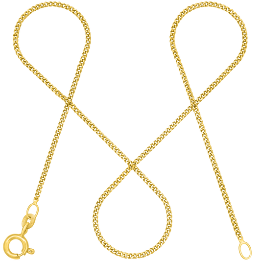 Feine Panzerkette – 14 Karat Echtgold