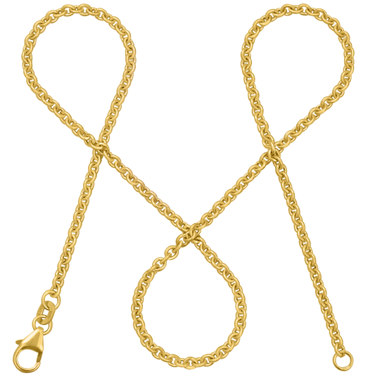 Feine Ankerkette – 14 Karat Echtgold